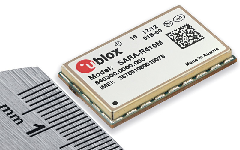 u-blox Announces Worlds Smallest Quad Band LTE Cat M1 Module