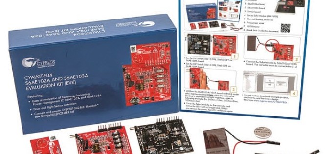 Cypress introduces new Energy Harvesting Evaluation Kit on Mouser