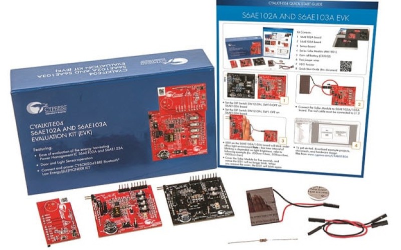 Cypress introduces new Energy Harvesting Evaluation Kit on Mouser