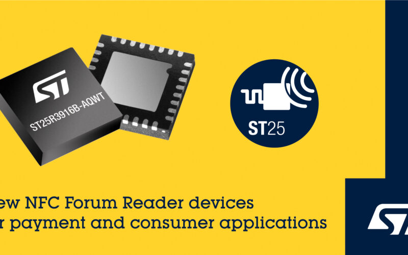 New Readers from STMicroelectronics’ to accelerate payment and consumer application designs
